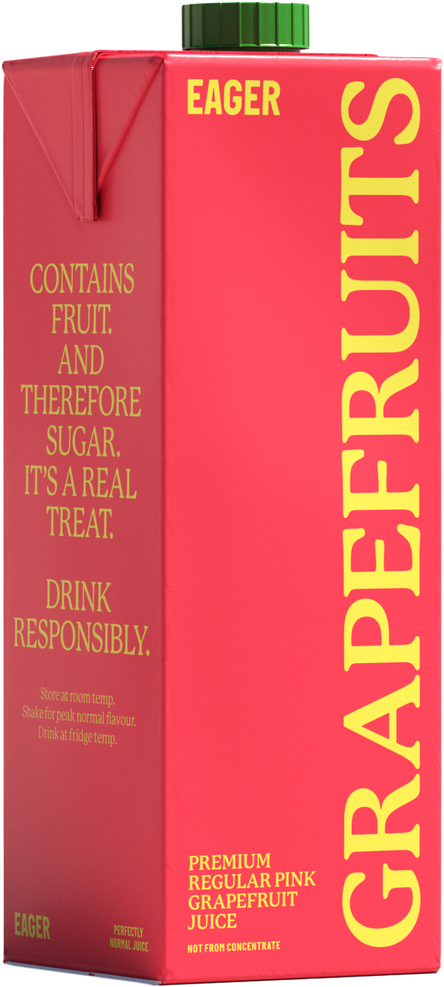 EAGER P GRAPEFRUIT JUICE 1Lx8